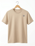 Men’s Beige Premium T-Shirt (Beadge)