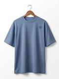 Men’s Premium Drop Shoulder T-Shirt(Blue)